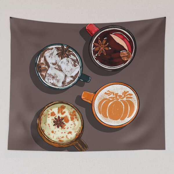Item preview, Autumn Beverage Medley designed and sold by MaiZephyr.