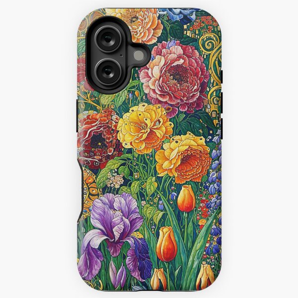 Aperçu de l'œuvre Jardin de fleurs Gustav Klimt créée et vendue par maniacfitness.