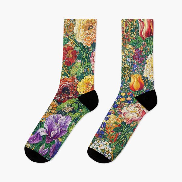 Item preview, Gustav Klimt Flower Garden designed and sold by maniacfitness.