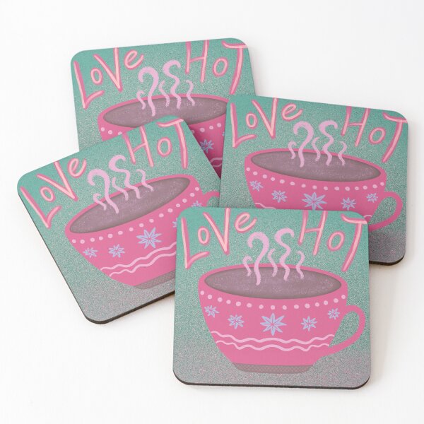 Item preview, Love Hot winter chocolate drink cup designed and sold by KaroLeenaDesign.