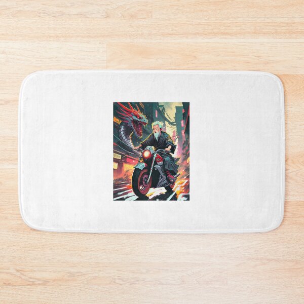 Item preview, Monk and Dragon Motorcycle Race designed and sold by BADESIGNZZ.