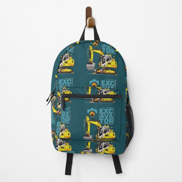 Item preview, Big Yellow Excavator - Heavy Construction Equipment Design designed and sold by BubbleSpy.