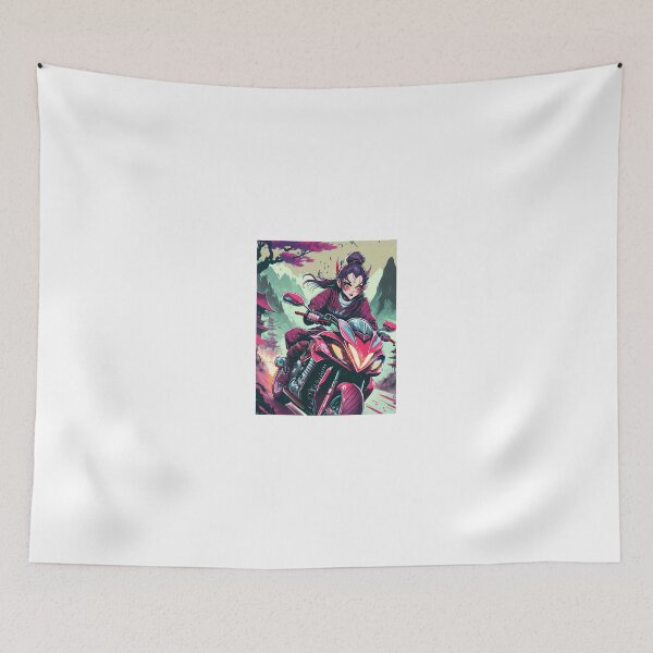 Item preview, Female Monk riding a Motorcycle designed and sold by BADESIGNZZ.