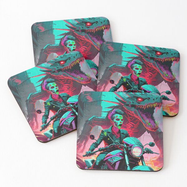 Item preview, Zombies on Motorcycles: Ted and Fred designed and sold by BADESIGNZZ.