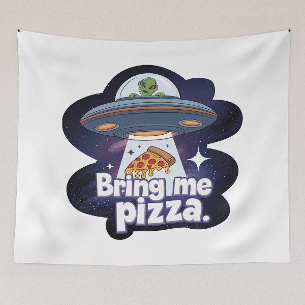 Item preview, Pizza Abduction: Alien Cravings designed and sold by benjyjump.