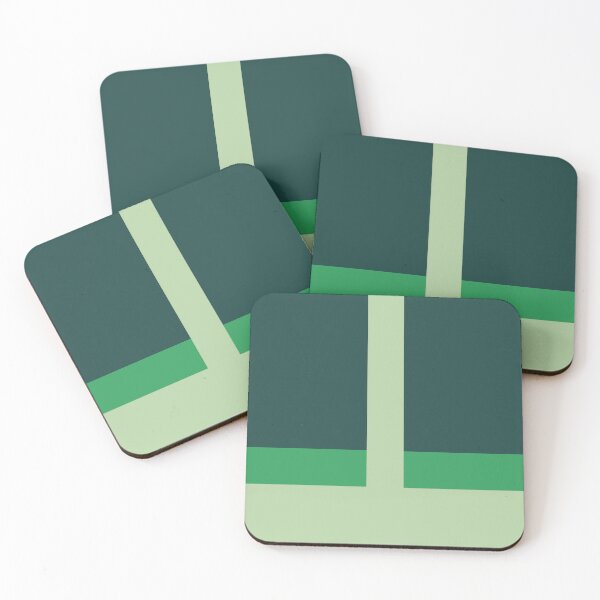 Item preview, Minimalist Abstract Geometric Shapes Green designed and sold by Jeallan Designs.