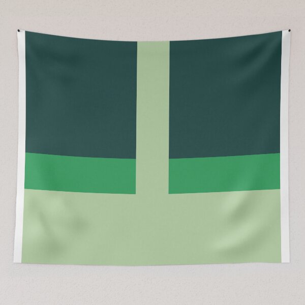 Item preview, Minimalist Abstract Geometric Shapes Green designed and sold by Jeallan Designs.