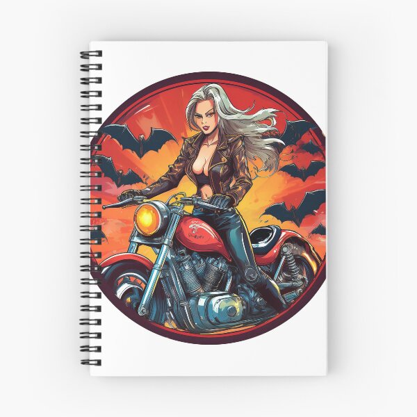 Item preview, Bat Girl on a Motorcycle designed and sold by BADESIGNZZ.