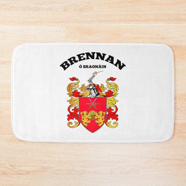Item preview, Brennan Family Crest Name in English & Irish designed and sold by REAL IRISH GIFTS.