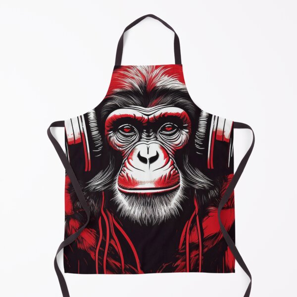 Item preview, chimpanzee in Headphones. designed and sold by Boxing Kangaroo Retail Company.