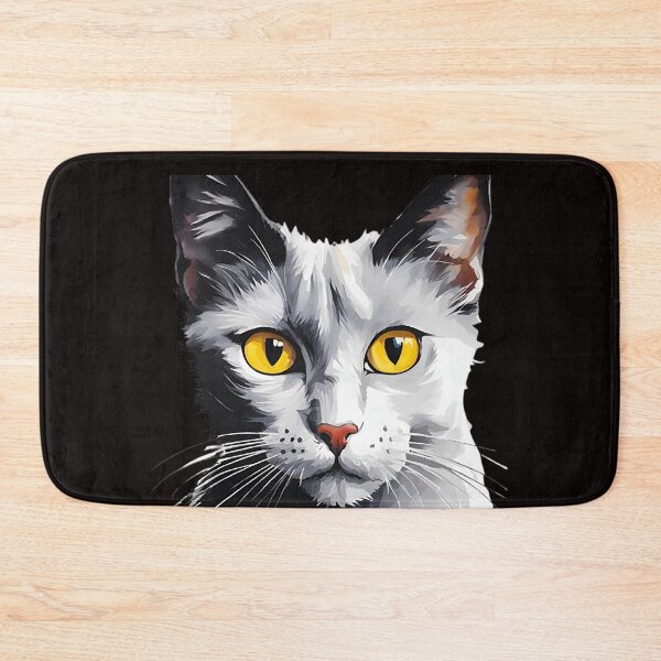Item preview, Wild Yellowish Eyed Cat Watercolor Painting  designed and sold by Juana-.