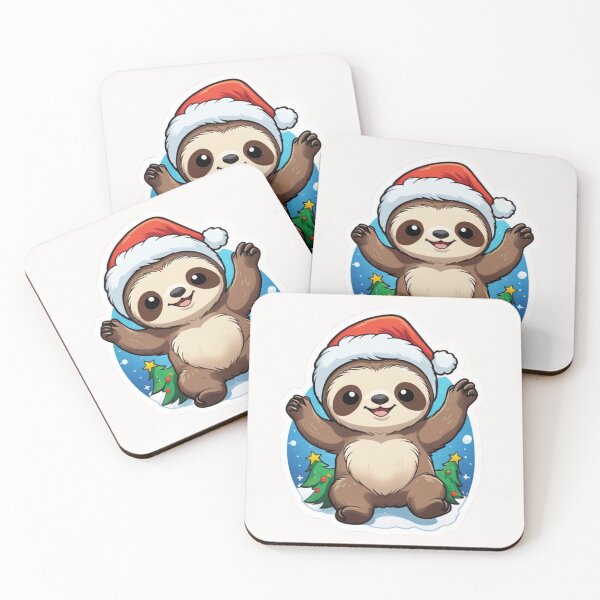 Item preview, Christmas Cartoon Sloth designed and sold by Krieghorn.