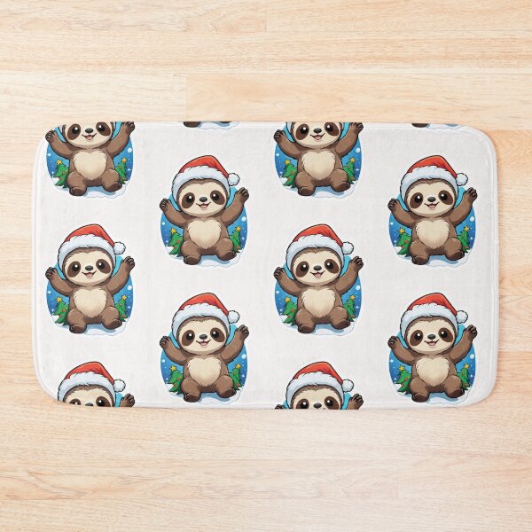 Item preview, Christmas Cartoon Sloth designed and sold by Krieghorn.