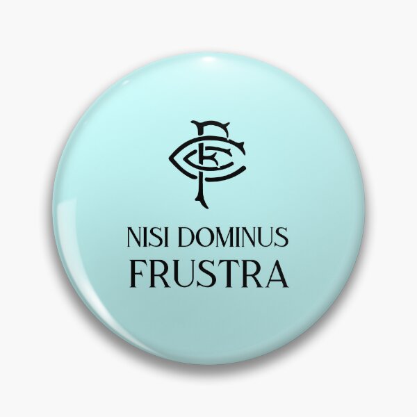 Item preview, Nisi Dominus Frustra Black designed and sold by VRedBaller.