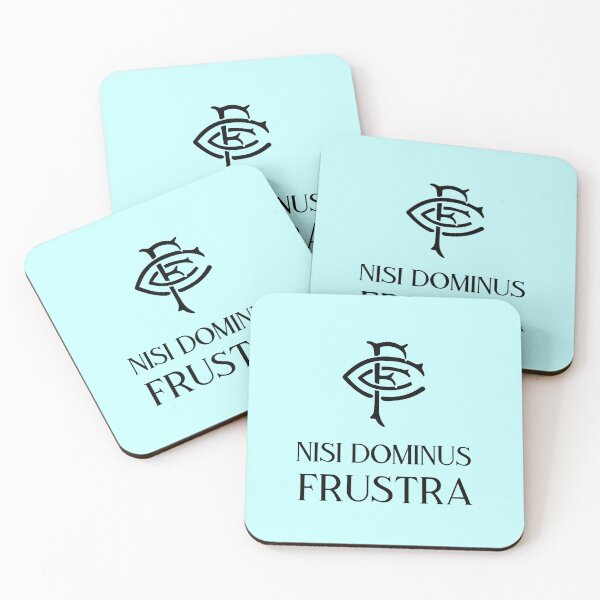 Item preview, Nisi Dominus Frustra Black designed and sold by VRedBaller.