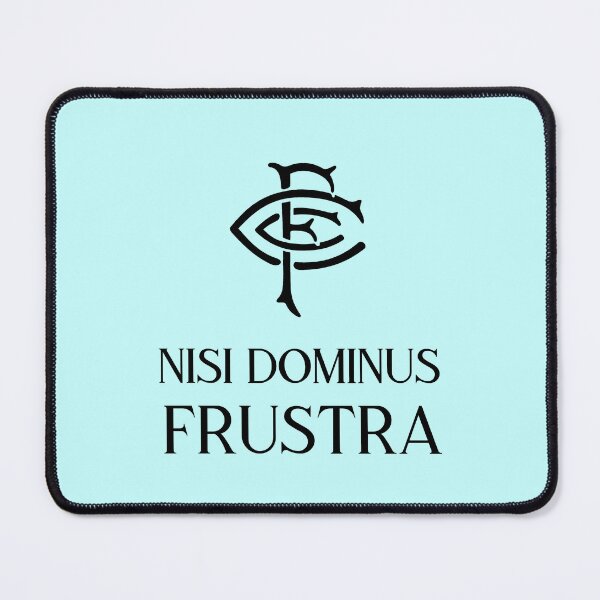 Item preview, Nisi Dominus Frustra Black designed and sold by VRedBaller.