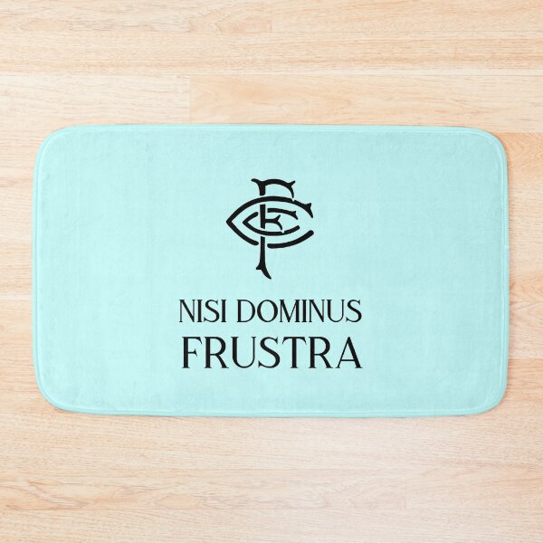 Item preview, Nisi Dominus Frustra Black designed and sold by VRedBaller.