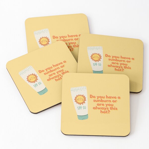 Item preview, Sunburn Pickup Line designed and sold by Pixel-Pub-PH.