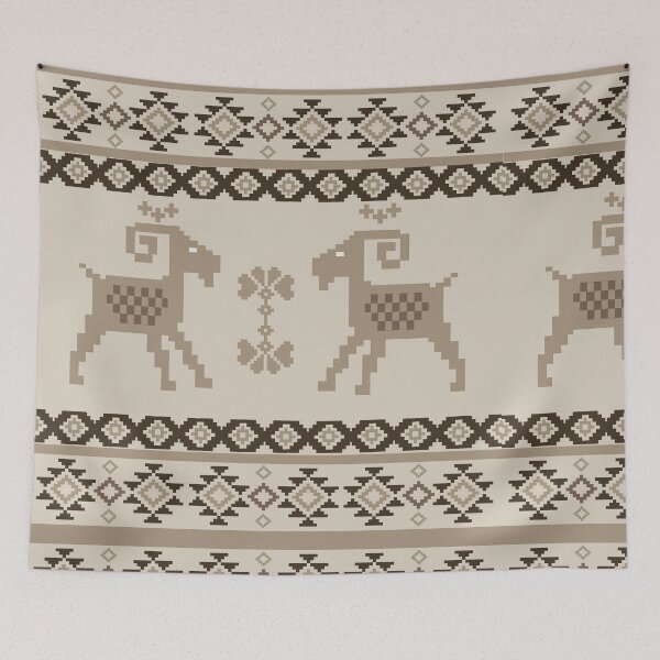 Item preview, Pixelated Southwestern Textile  designed and sold by ploen kongsuwan.