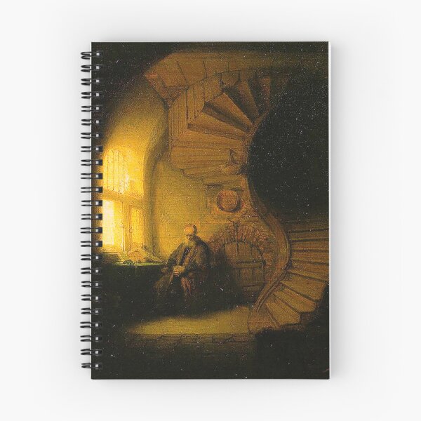 Item preview, HD. The Philosopher in Meditation, by Rembrandt  designed and sold by ArmoniMundi.