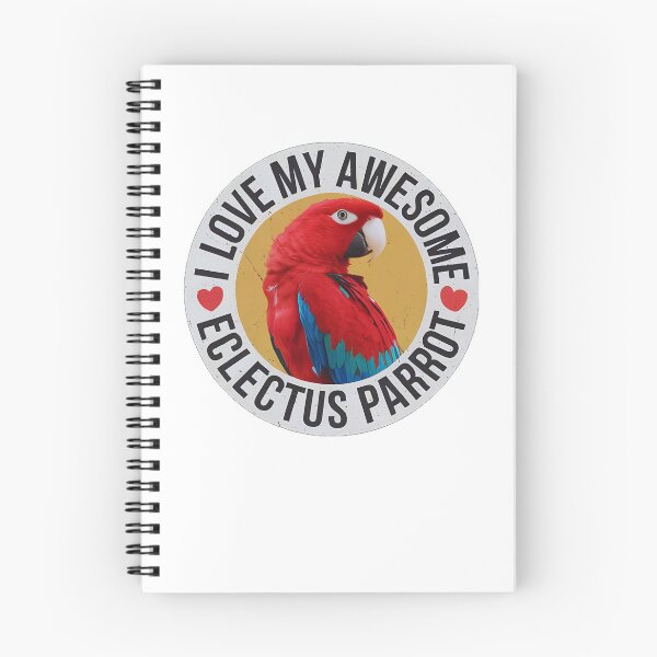Item preview, Eclectus Parrot Sticker,I Love My Awesome Eclectus Parrot - Parrot Lovers Gift designed and sold by SlocifieShop.