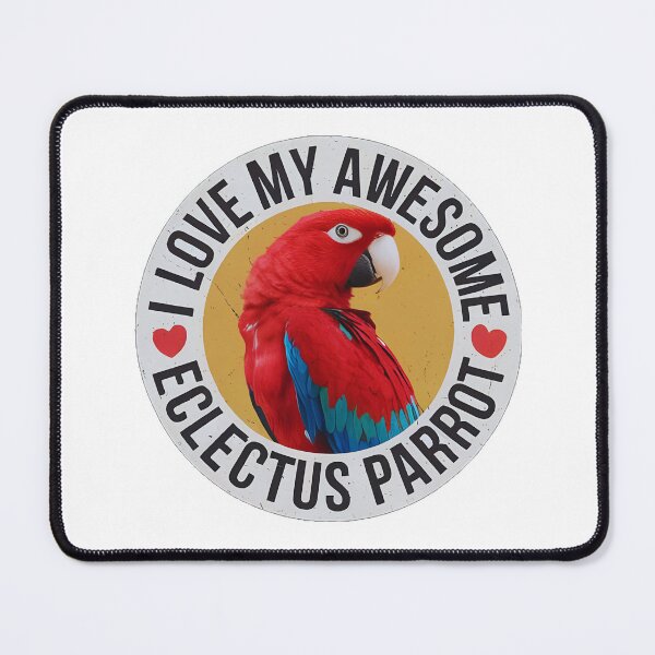 Item preview, Eclectus Parrot Sticker,I Love My Awesome Eclectus Parrot - Parrot Lovers Gift designed and sold by SlocifieShop.