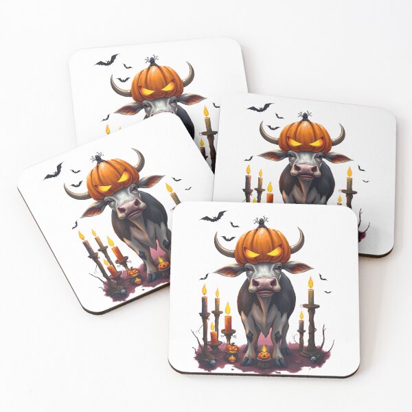 Item preview, Halloween Farmer's crazy cow - 01 designed and sold by kjp-design.