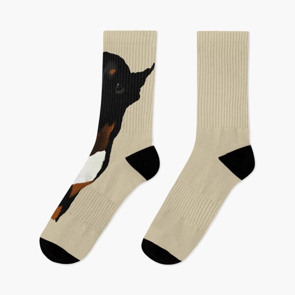 Item preview, Doberman with white sock designed and sold by Cozythoughts.