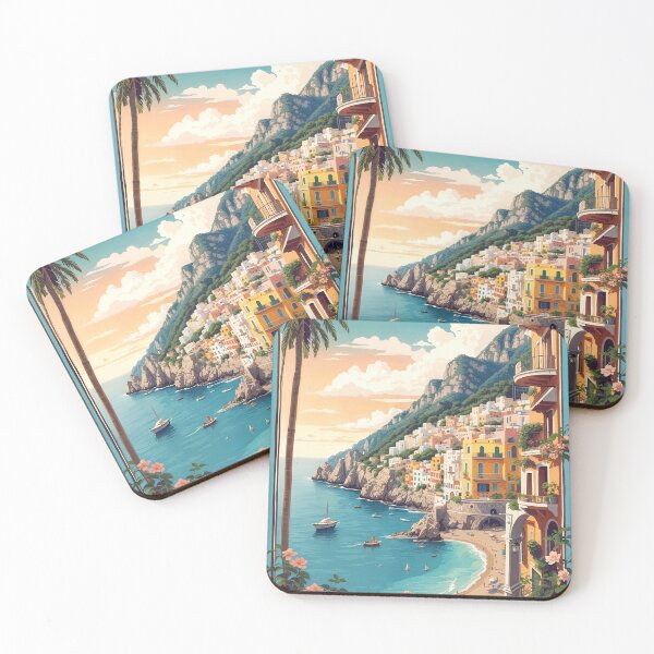 Item preview, Capri Vintage Retro Poster: Timeless Charm and Mediterranean Beauty designed and sold by Ceemko's Vintage Corner.