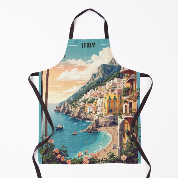 Item preview, Capri Vintage Retro Poster: Timeless Charm and Mediterranean Beauty designed and sold by Ceemko's Vintage Corner.