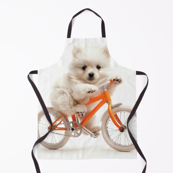 Item preview, Little cute Chao Chao riding the orange bicycle designed and sold by Samonshop.
