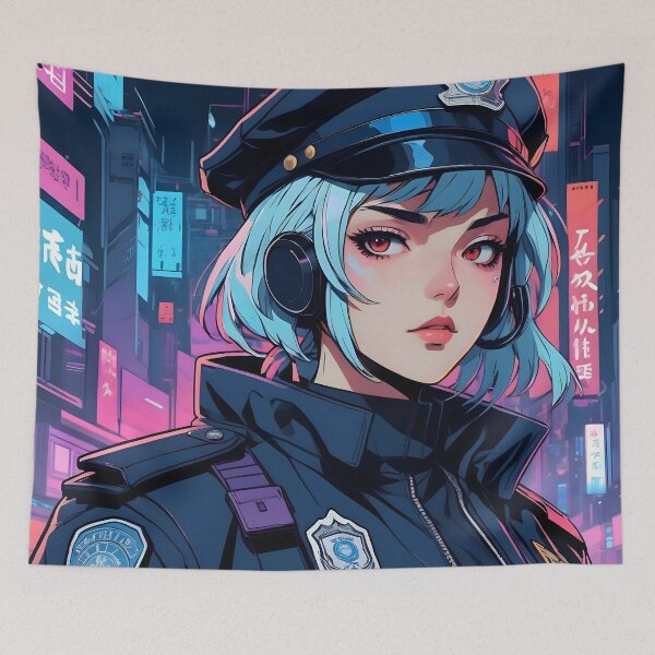 Item preview, Cyberpunk Police Officer designed and sold by papi1998.
