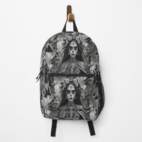 Item preview, Catrina from Pakistan in Black and White. designed and sold by CultureCatrinas.