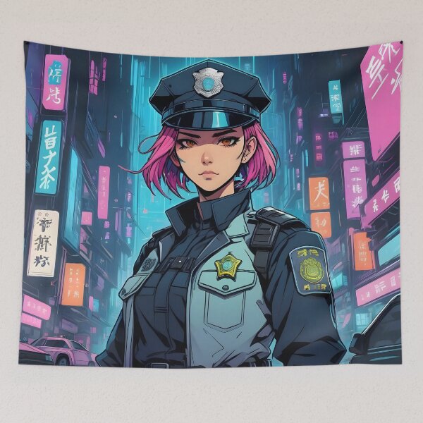 Item preview, Cyberpunk Police Officer designed and sold by papi1998.