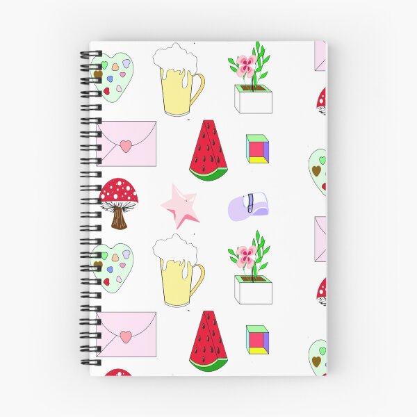 Item preview, Creating graphic art drawings featuring watermelons, drinks, playful shapes, and mushrooms designed and sold by Nature  Nblossom.