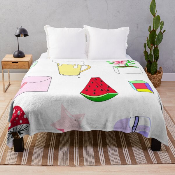 Item preview, Creating graphic art drawings featuring watermelons, drinks, playful shapes, and mushrooms designed and sold by Nature  Nblossom.
