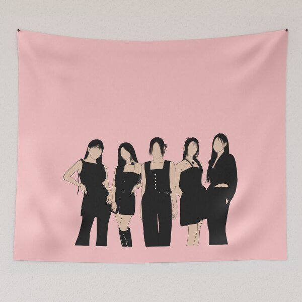 Item preview, Loossemble K-pop girl band digital illustration art designed and sold by Eclectic-aww.