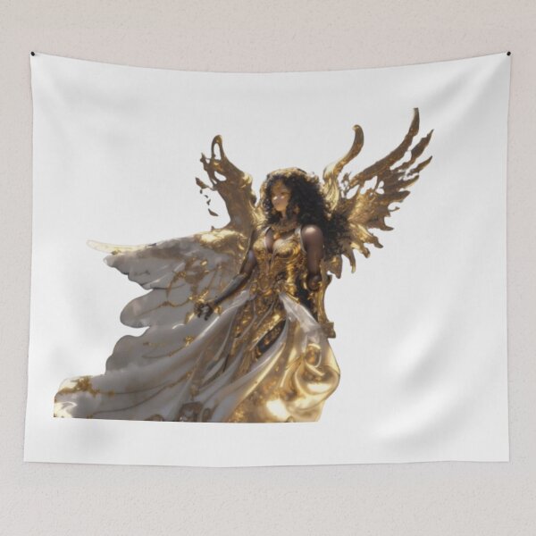 Item preview, Majestic angel in gold and white regalia designed and sold by NtoikeShop123.