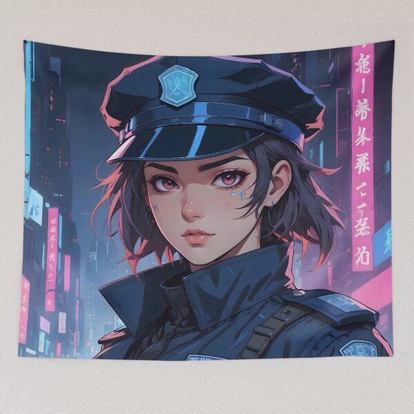 Item preview, Cyberpunk Police Officer designed and sold by papi1998.