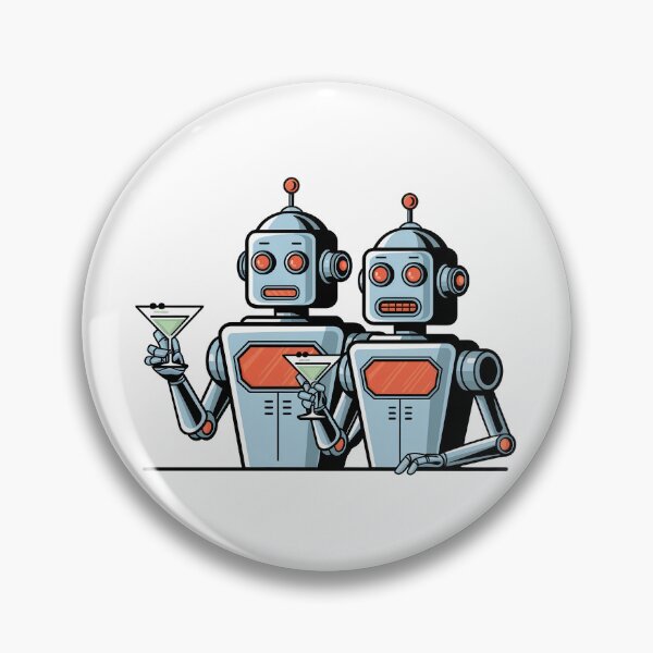 Item preview, Robot Happy Hour designed and sold by Angry Swan Designs.