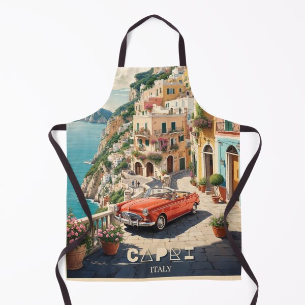 Item preview, Capri Splendor: Vintage Travel Poster designed and sold by Ceemko's Vintage Corner.