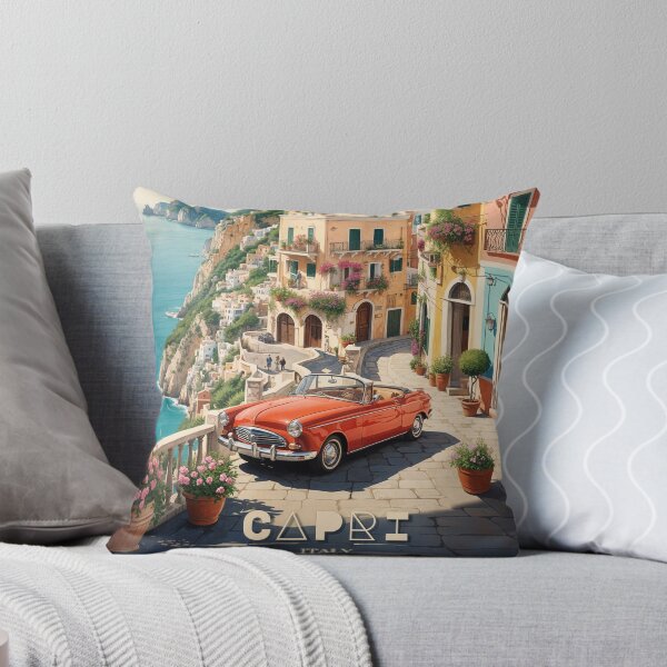 Item preview, Capri Splendor: Vintage Travel Poster designed and sold by Ceemko's Vintage Corner.