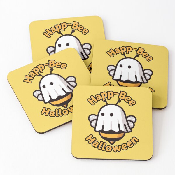 Item preview, Happy Halloween From A Simple Little Ghost Bee designed and sold by figandroseco.