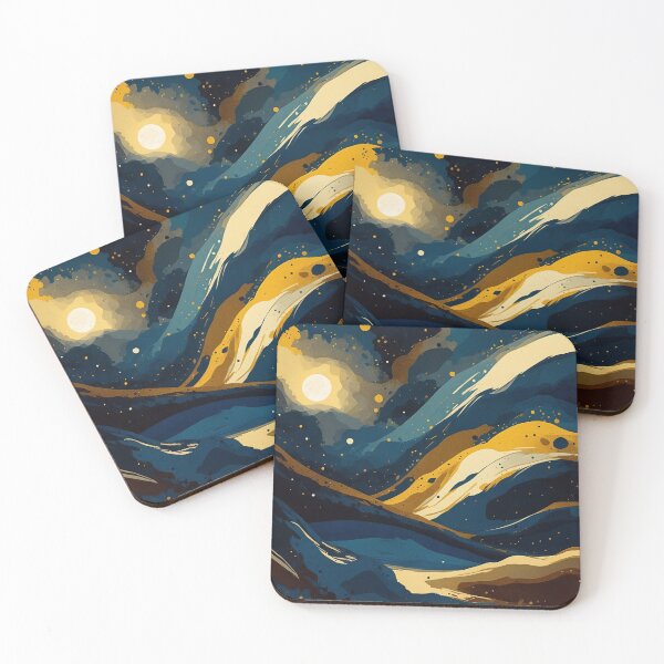 Item preview, Lunar Waves designed and sold by ArtComixHaven.