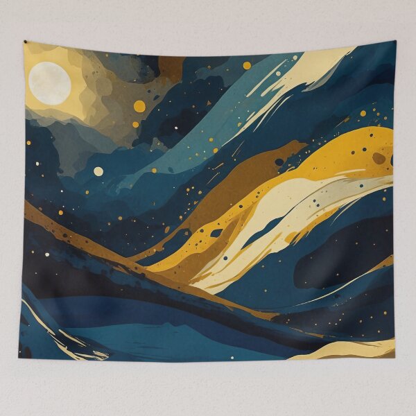 Item preview, Lunar Waves designed and sold by ArtComixHaven.