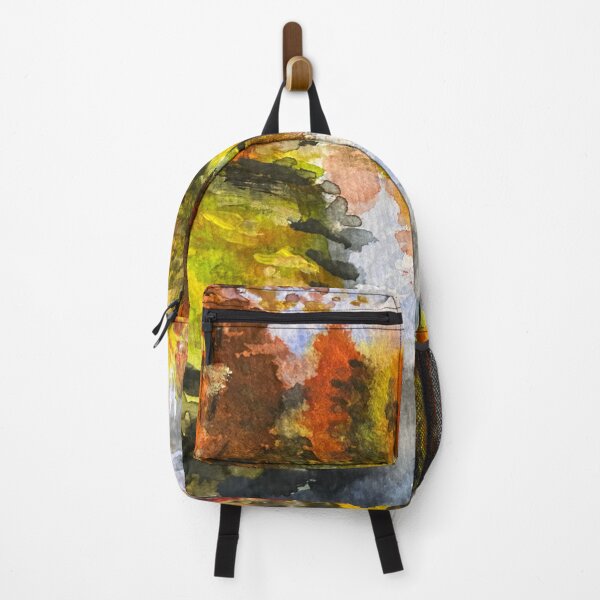 Item preview, Autumn River Watercolor Painting designed and sold by TheArtCave.