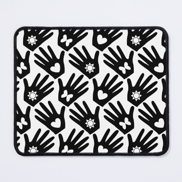 Item preview, Hands Black And White Pattern designed and sold by mariamsol.