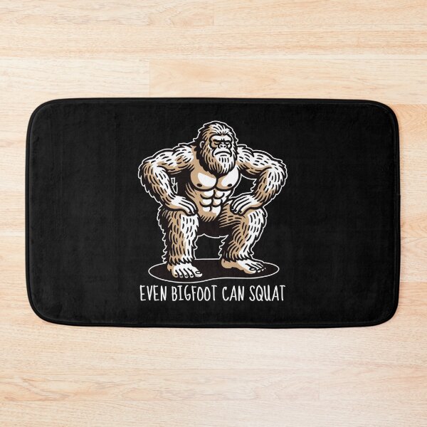 Item preview, Bigfoot Doing Squats - Even Bigfoot Can Squat designed and sold by MaateoDesign.