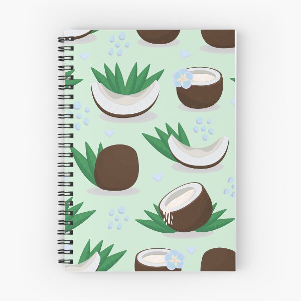 Item preview, Bright coconut seamless pattern designed and sold by OM-lova.
