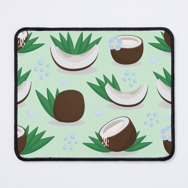 Item preview, Bright coconut seamless pattern designed and sold by OM-lova.